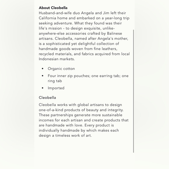 Cleobella Jewelry Roll - Picture 10 of 10